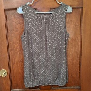 NY&Co Grey w/ Silver Sparkle Top